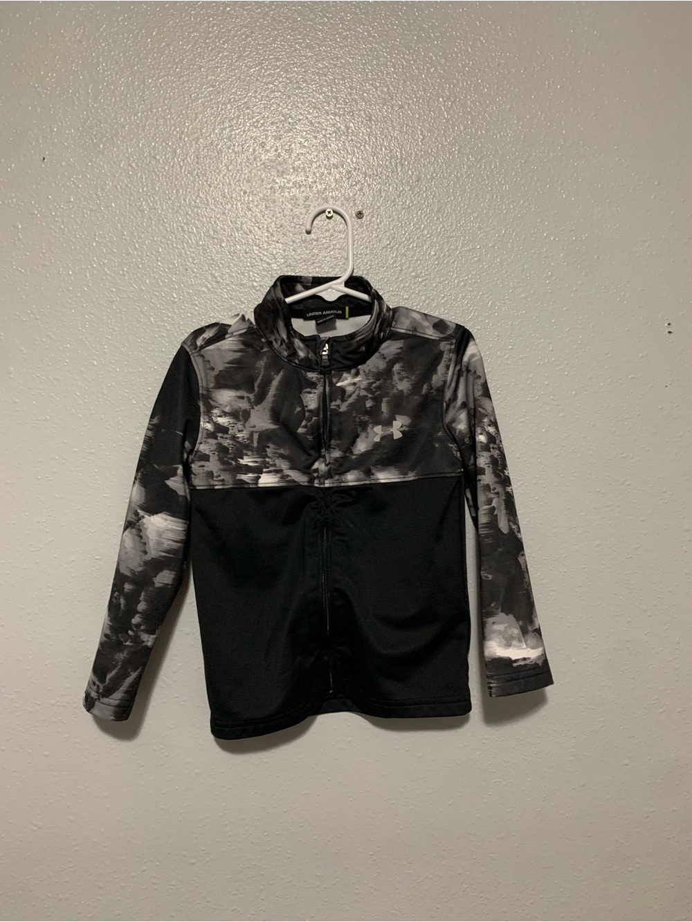 Under Armour Kids Black & Gray Half-Zip Performance Shirt
